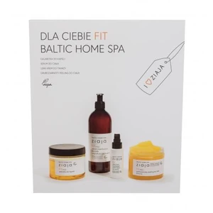 ZIAJA Baltic Home Spa Fit Set Denní krém 50 ml + Želé do koupele 260 ml + Tělový peeling 300 ml + Tělové sérum 400 ml Dárkové balení