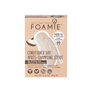 Foamie Tuhý kondicionér pre suché a kučeravé vlasy Kiss Me Argan (Conditioner Bar) 80 g