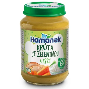 HAMÁNEK Morka s gratinovanou zeleninou a ryžou 190 g