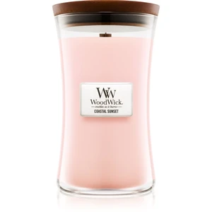 Woodwick Coastal Sunset vonná svíčka s dřevěným knotem 609.5 g