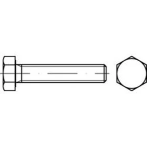 Šestihranné šrouby TOOLCRAFT TO-5443230, N/A, 31 mm, 19 mm, ocel, 100 ks