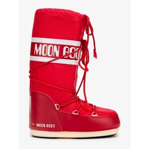 Moon Boot Icon Nylon Nylon Red 42-43-44 Sněhule