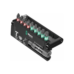 Wera 057682 Bity 1/4" Bit-Check 10 Impaktor 2 (Sada 10 dílů)