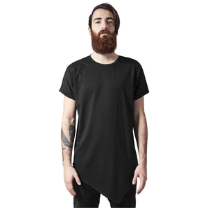 Asymmetrical long black t-shirt