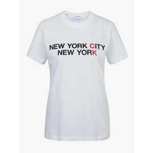 Calvin Klein T-Shirt Logo Text Tee - Women