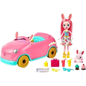 Mattel Enchantimals zajíčkové auto