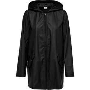 Jacqueline de Yong Dámsky kabát JDYELISA RAINCOAT 15241365 Black XL