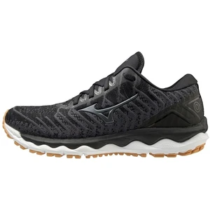 Mizuno Wave Sky 4 Waveknit Noir-Metalic Shadow-Biscuit 38,5