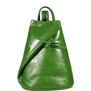 zelený kožený batůžek Nilde Verde