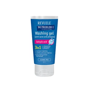 Revuele Mycí gel pro problematickou pleť 3v1 No Problem (Washing Gel Anti-Acne & Pimples) 200 ml