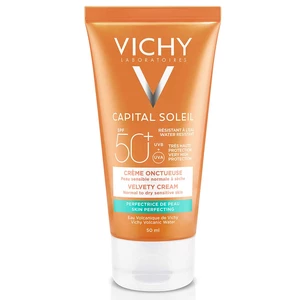 Vichy Capital Soleil ochranný krém pre zametovo jemnú pleť SPF 50+ 50 ml