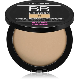 Gosh BB matující pudr odstín 06 Warm Beige 6.5 g