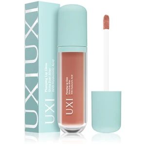 UXI BEAUTY Plumping lipgloss lesk na rty pro větší objem s kyselinou hyaluronovou Peach perfect 5ml 5 ml