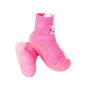 Yoclub Kids's Baby Girls' Anti-skid Socks With Rubber Sole OBO-0174G-0600