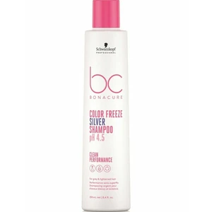 Schwarzkopf Professional BC Bonacure Color Freeze Silver stříbrný šampon pro blond a melírované vlasy 250 ml