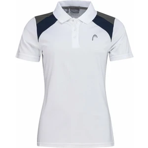 Head Club Jacob 22 Tech Polo Shirt Women White/Dark Blue XL