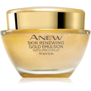 Avon Anew Skin Renewing Gold Emulsion hydratačný nočný krém proti vráskam 50 ml
