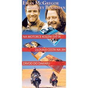 Balíček 3ks Na motorce kolem světa + Dlouhá cesta na jih + Závod do Dakaru - Charley Boorman, Ewan McGregor
