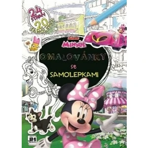 JIRI MODELS Omalovánky A4+ Samolepky Disney Minnie Mouse