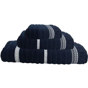 Marine Business Santorini Waves Blue Navy Towel Set