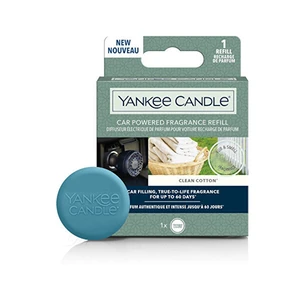 Yankee Candle Clean Cotton vôňa do auta náhradná náplň