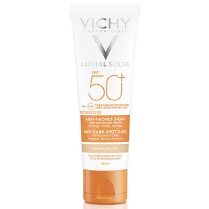 Vichy Capital Soleil tónovaná péče proti pigmentovým skvrnám 3 v 1 SPF 50+ Tinted 50 ml