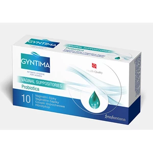 FYTOFONTANA Gyntima Probiotica vaginálne čapíky 10 ks