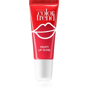 Avon Color Trend Fruity Lips lesk na rty s příchutí odstín Strawberry 10 ml