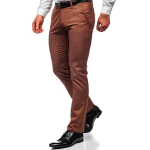 Pantaloni chinos maro bărbați Bolf KA1786P