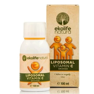 Ekolife Natura Liposomal Vitamin C 500 mg (Lipozomální vitamín C) 100 ml pomeranč