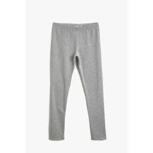 Koton Girls' Gray Leggings