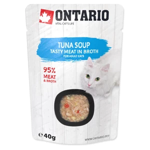 Polévka Ontario Cat Soup Tuna with vegetables 40g