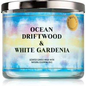 Bath & Body Works Ocean Driftwood & White Gardenia vonná svíčka 411 g