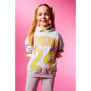 DEFACTO Girls Oversize Fit Hoodie Sweatshirt