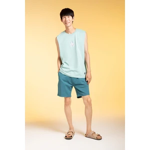 DEFACTO Slim Fit Cropped Hem Shorts