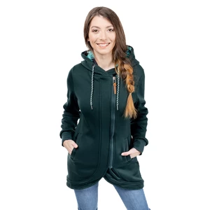 Women's Stretched Sweatshirt GLANO - dark green