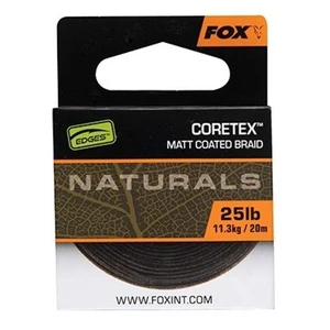 Fox návazcová šňůrka Naturals Coretex 20m 25lb 11,3kg