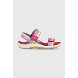 Detské sandále Keen Elle Backstrap fialová farba