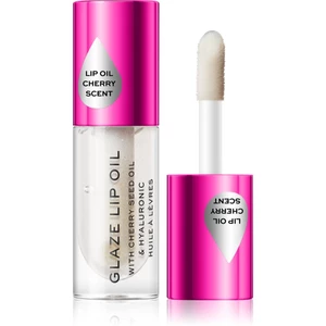 Makeup Revolution Glaze olej na pery odtieň Lust Clear – Shimmer 4,6 ml