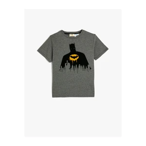 Koton Batman T-Shirt Licensed Short Sleeve Crew Neck