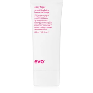 EVO Smooth Easy Tiger uhladzujúci balzam pre nepoddajné a krepovité vlasy 200 ml