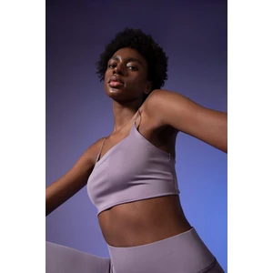 Defacto Fit Crew Neck Rope Strap Crop Top