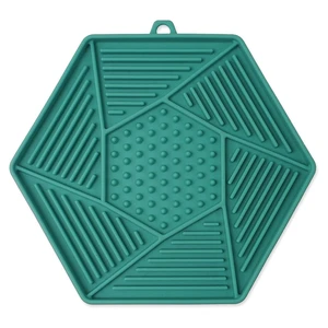 Lízací podložka Epic Pet Lick&Snack hexagon světle zelený