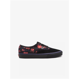 Červeno-černé pánské tenisky VANS Authentic - Pánské