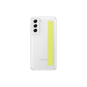 Samsung Slim Strap Cover zadný kryt na mobil Samsung Galaxy S21 FE 5G biela