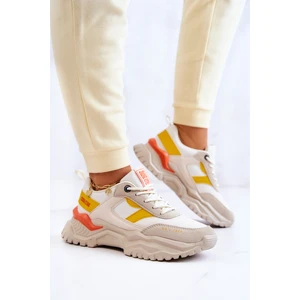 Tenisówki damskie BIG STAR SHOES Beige