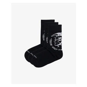 Set of three pairs of women's black socks Diesel - Women