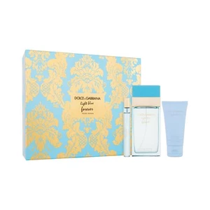 Dolce&Gabbana Light Blue Forever darčeková kazeta parfumovaná voda 100 ml + telový krém 50 ml + parfumovaná voda 10 ml pre ženy