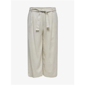 Béžové culottes ONLY CARMAKOMA Cara - Dámské