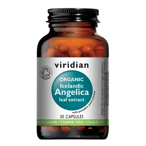 Viridian Icelandic Angelica Organic (Andělika lékařská Bio) 30 kapslí